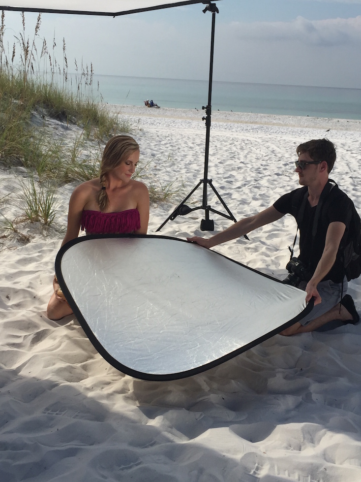Reflecting Light for Beach Portraits Reflecting Light for Beach Portraits