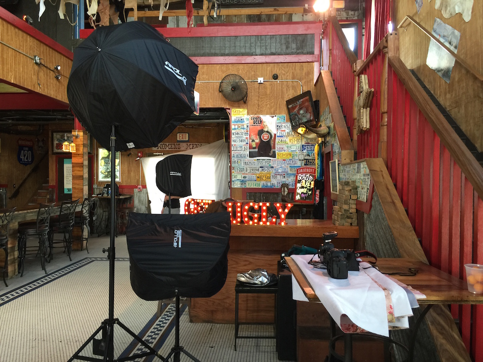 Ad Campaign Lighting BTS