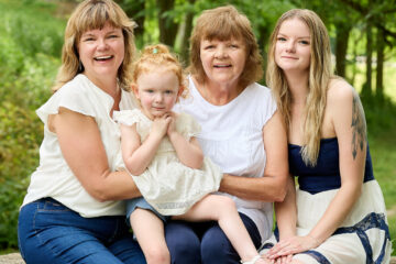 Family portrait using FJ400 strobe