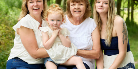 Family portrait using FJ400 strobe