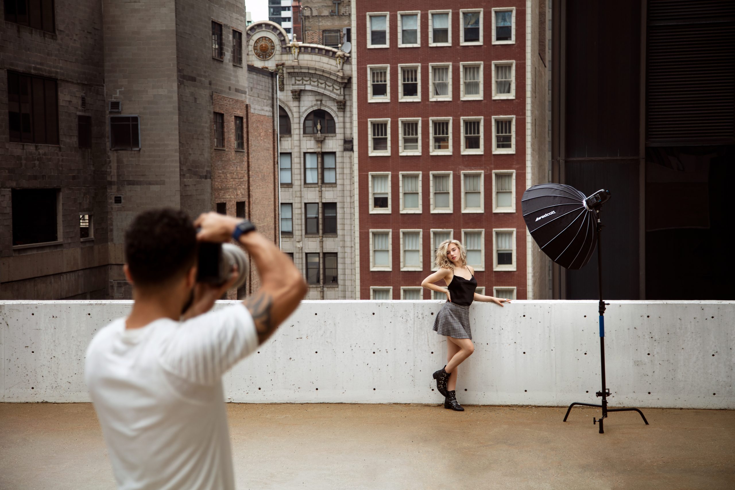 Behind the Scenes Location One With the Beauty Dish Switch by Manny Ortiz Behind the Scenes Location One With the Beauty Dish Switch by Manny Ortiz