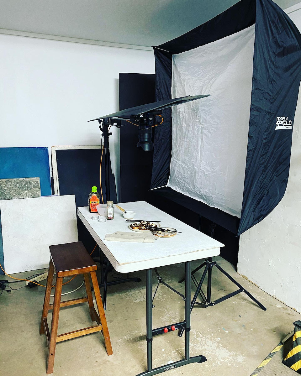 FJ400 & Apollo BTS Joanie Simon Toast Behind the scenes set-up