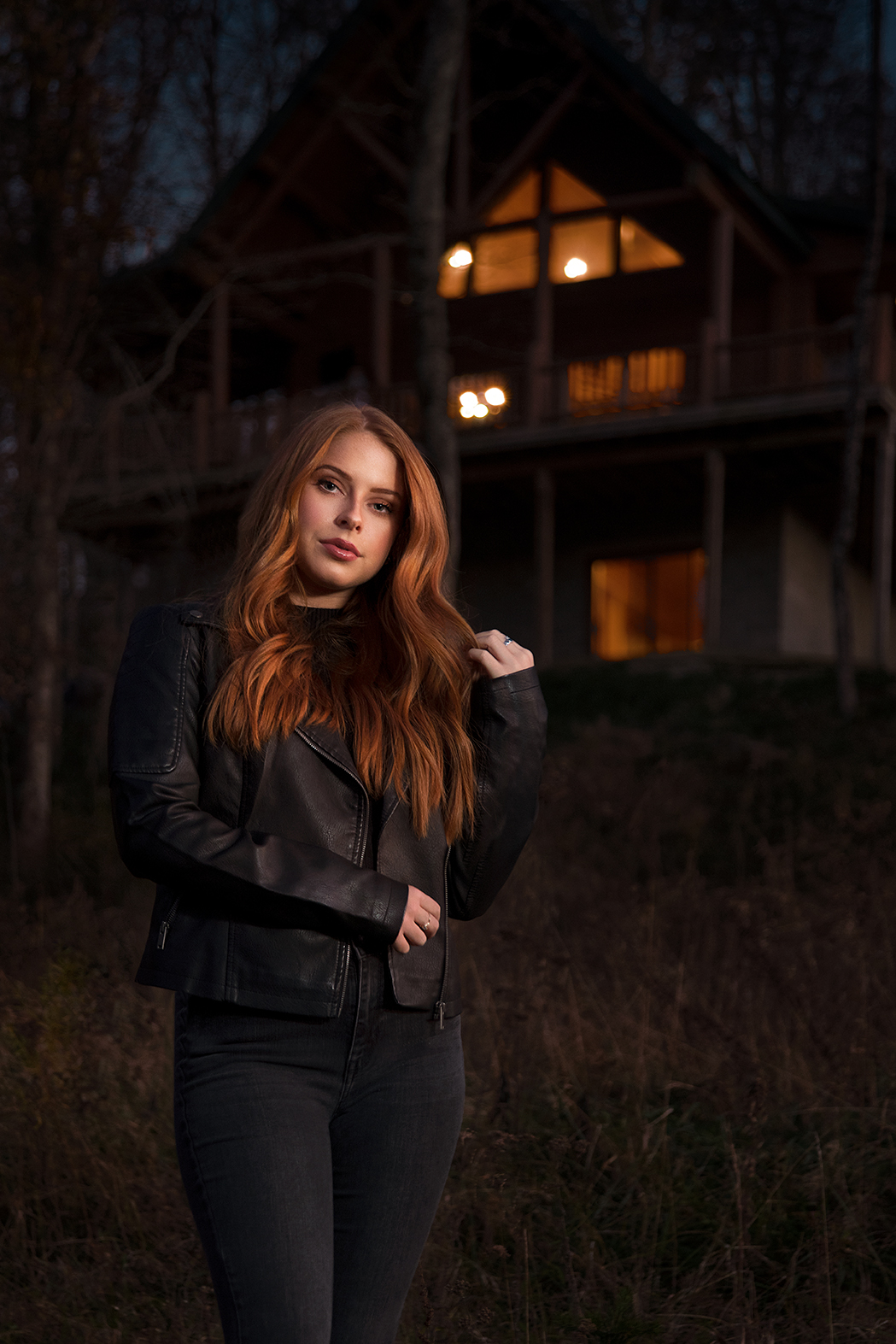 night portrait photography