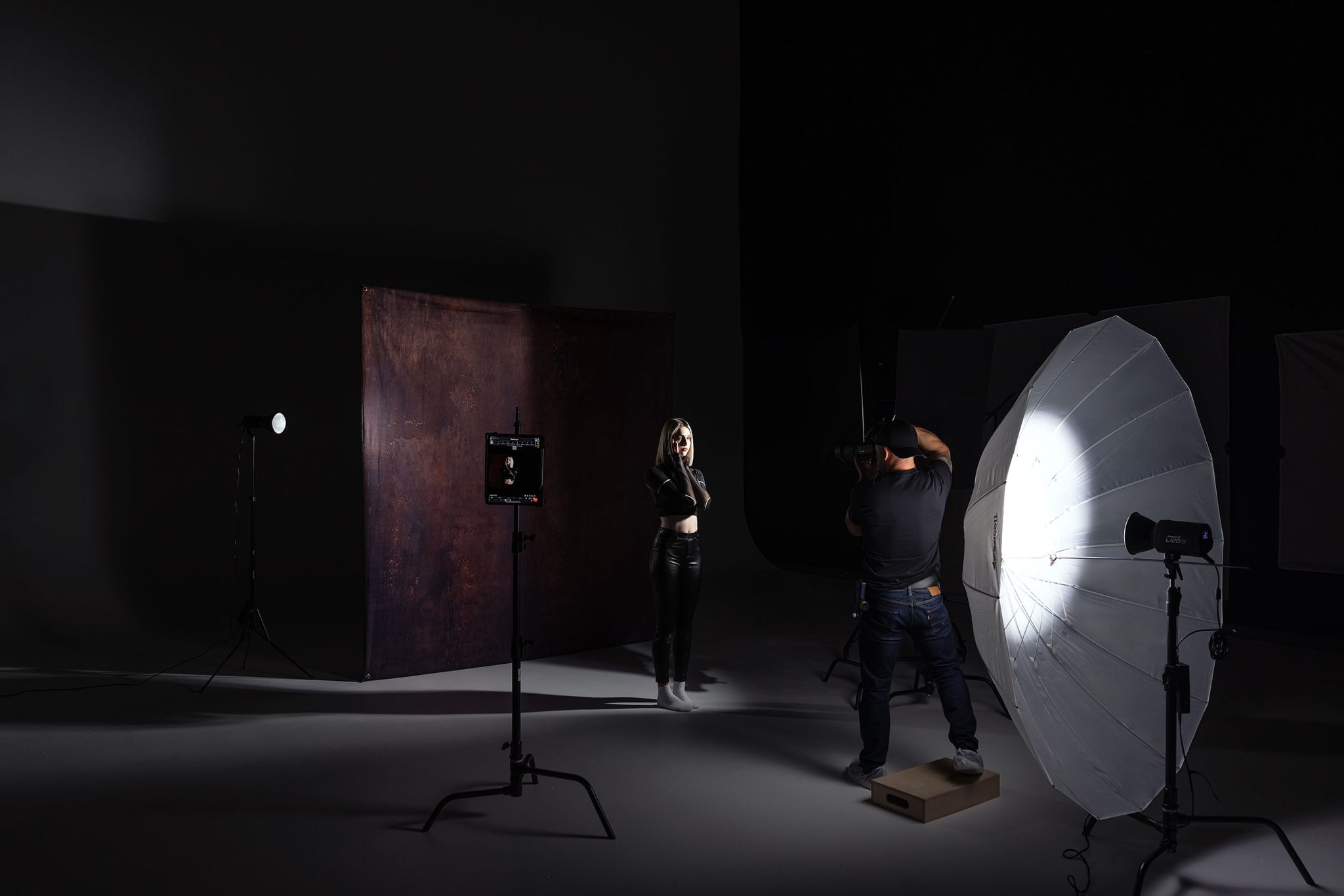Behind the Scenes Behind the scenes cinematic portrait