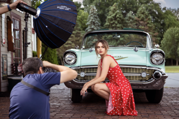 FJ200 with the 24" Beauty Dish and FJ-X3 Trigger