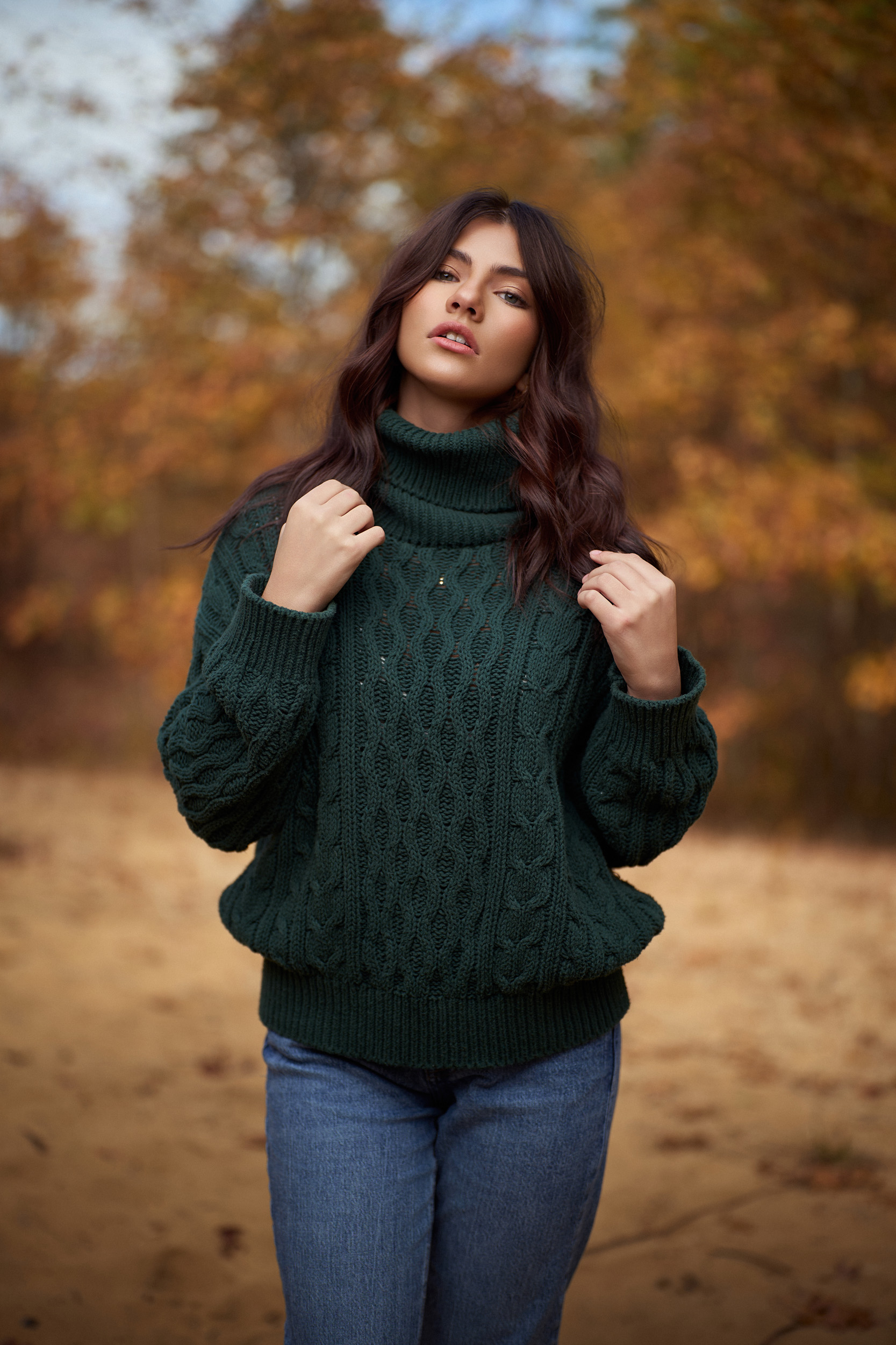 After: Portrait lit with the FJ250 and Manny Ortiz Beauty Dish to block harsh sun and create soft, even light.