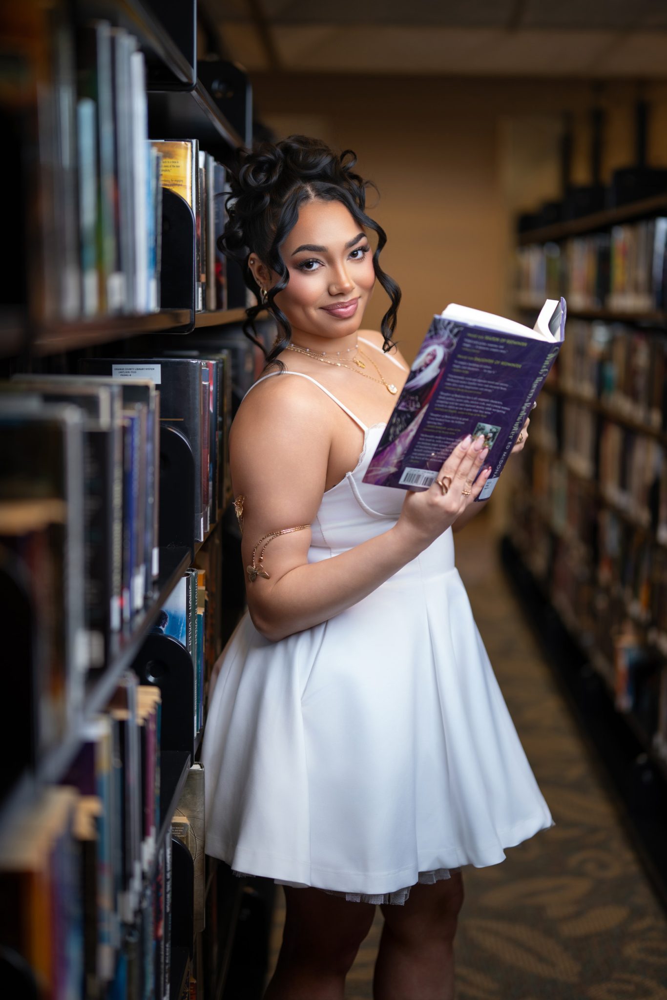 Final portrait uses the FJ250 and Rapid Box Octa-M softbox for clean balanced indoor lighting.