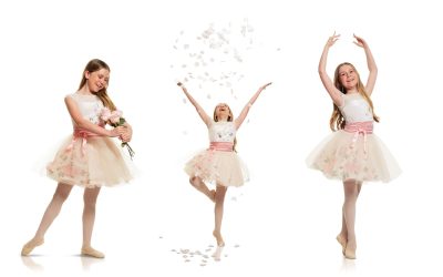 composite photo of girls dancing