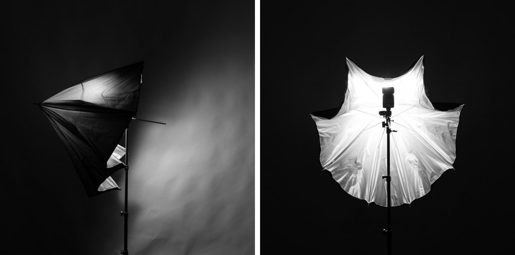 Simple Modifiers Large vs. Small Photographic Umbrellas