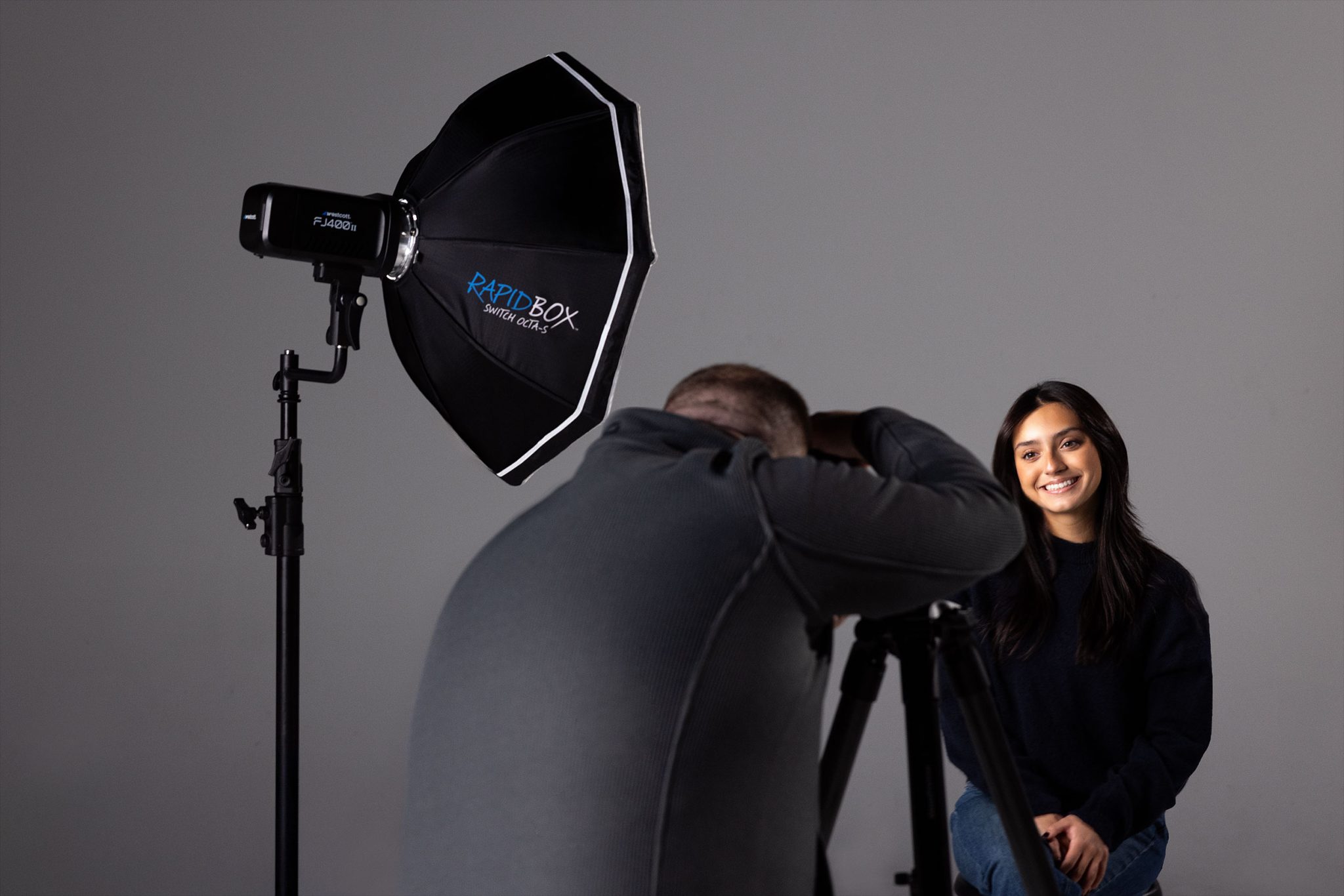 Behind the Scenes of Loop Lighting: Light slightly off to the side for depth.