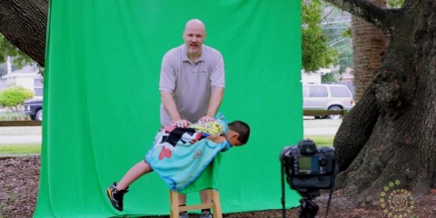 Dave Cross – Childrens Portraits with Green Screen by .