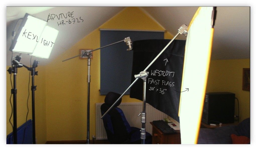 Lighting for Cinematography Setup 2