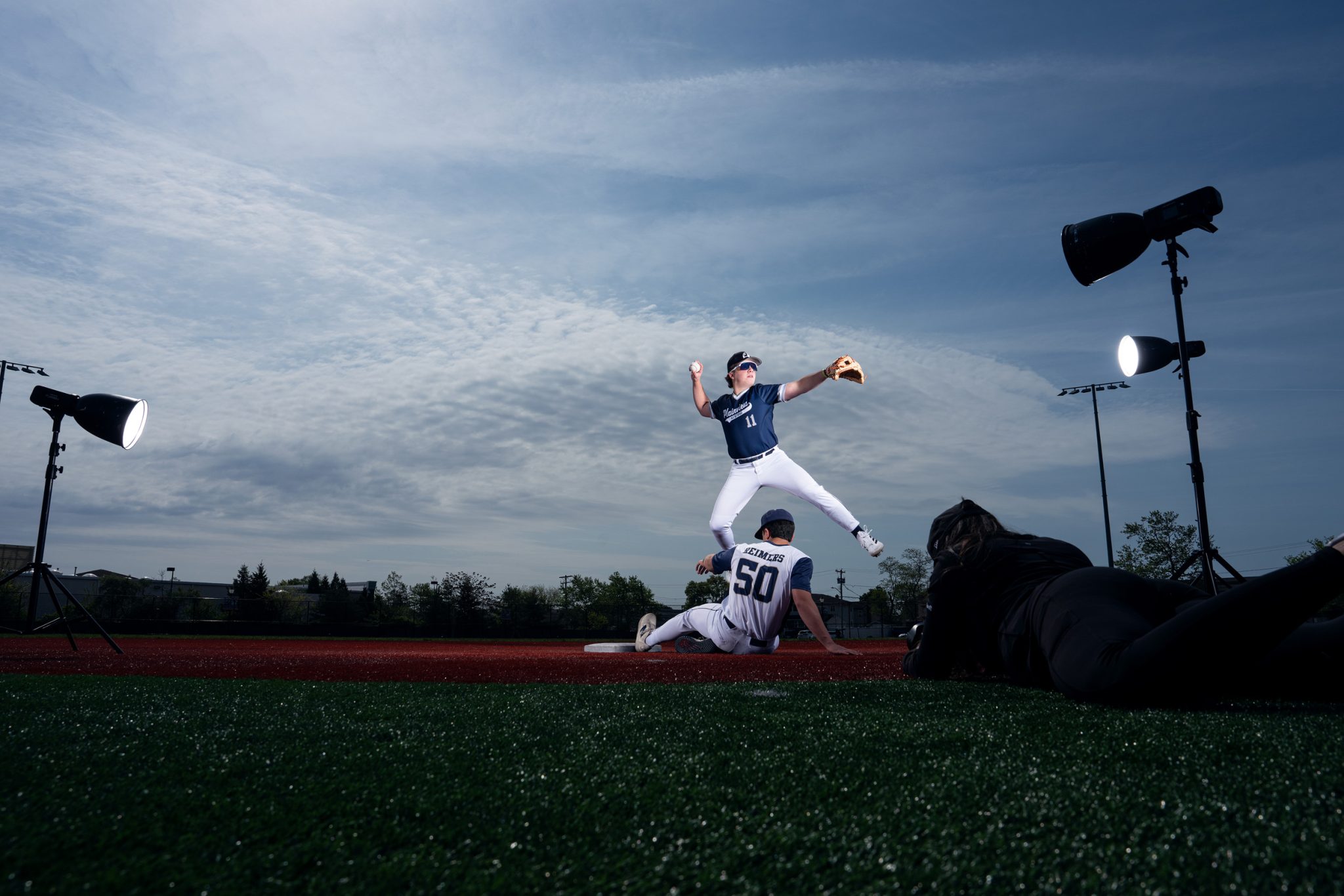 Three-light setup with the FJ800 and FJ400 II strobes creates bold separation and depth.