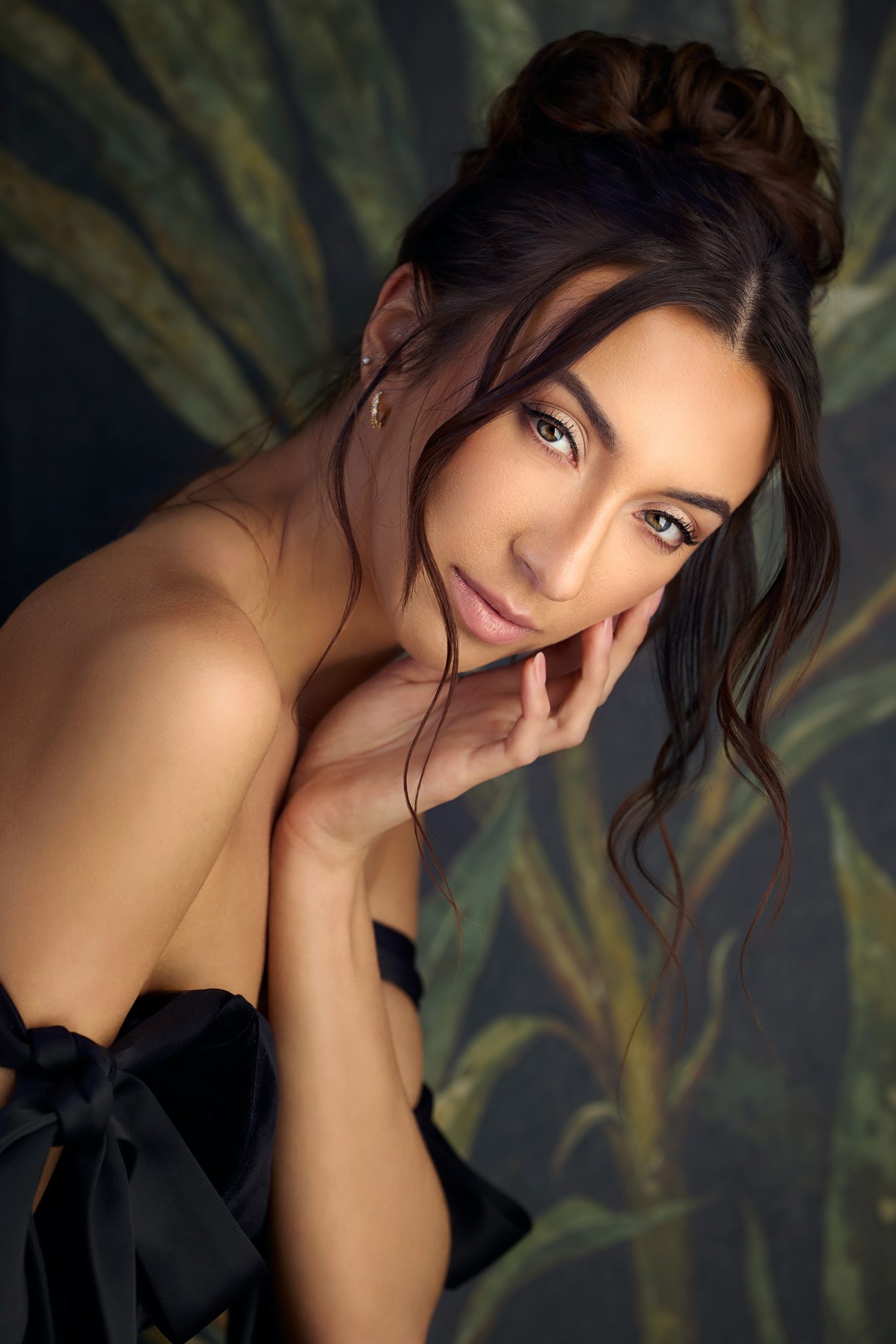Final photo uses the white V-Flat to create soft natural light and bright catchlights.